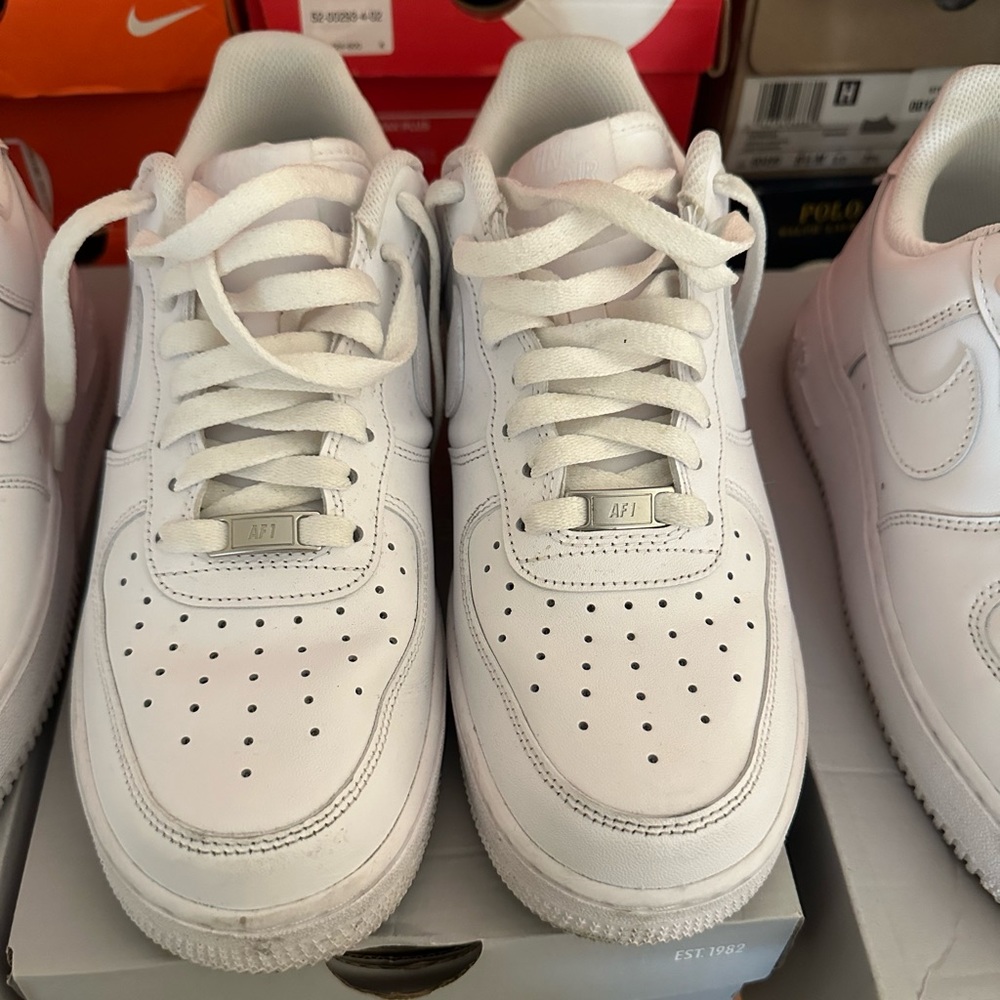 Men’s White Air Force Ones